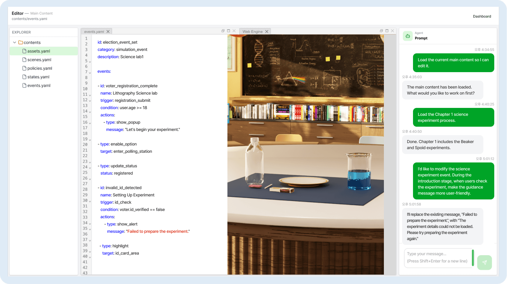 LangoSpace lesson authoring interface
